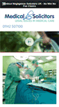 Mobile Screenshot of medical-solicitors.com